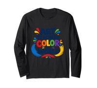 Art Teachers Color The World - Teacher Appreciation Manga Larga