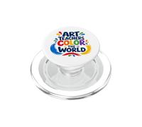 Art Teachers Color The World - Teacher Appreciation PopSockets PopGrip para MagSafe