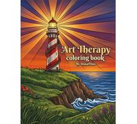 Art Therapy Coloring Book for Stress Relief and Relaxation: Easy and Bold Designs for Adults, Teens, and Kids to Unwind and Express Creativity