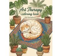 Art Therapy Coloring Book for Stress Relief and Relaxation: Simple Patterns and Calming Nature Scenes for Adults, Teens, and Kids to Find Inner Peace and Creative Joy