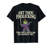 Art Thou Frolicking This Field with Me Or Against Me? Frog Camiseta