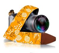 Art Tribute Camera Strap Shoulder, Crossbody Belt For All DSLR and Mirrorless Camera Including Binoculars Universal Strap Yellow Spring Flowers Neck Belt Best Gift for Men & Women Photographers