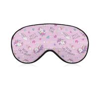 Art Unicorn Rainbow Sweet Dreams - Antifaz para dormir para hombres, mujeres, adolescentes, niños, para dormir por la noche, comodidad para viajes, yoga, siesta