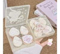 Art Value - Cute World Mini Powder Puff Set - 5pcs
