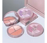 Art Value - Little Bear Knight 3-Color Blush Palette - 3 Types 02# Butter Bagel (4g+3g+5g)