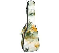 Art Vintage Retro Italian Coast and Lemon - Funda acolchada para ukelele de concierto de 23 pulgadas, impermeable y duradera, Multicolor 05, 25.9x9x3.1in/66x23x8cm, Organizador de bolsas