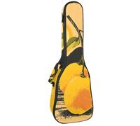 Art Vintage Retro Italian Coast and Lemon - Funda acolchada para ukelele de concierto de 23 pulgadas, impermeable y duradera, Multicolor 02, 25.9x9x3.1in/66x23x8cm, Organizador de bolsas