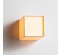 Art Wall Sconce Lighting Square Indoor Hardwired Side Wall Light Japanese-Style Retro Cafe Corridor Wall Lamp, E27 Elegant White/Linen Texile Sconces For Bedroom Stairs Hallway