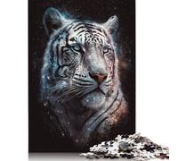 Art White Tiger Galaxy Jigsaw 500 piezas Puzzle para adultos Puzzle Puzzle Puzzle Juegos Familiar Aprendizaje Juego de 500 piezas (52 x 38 cm)