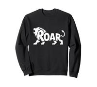 Art Word Art de Roar Lion, diseño de Fuerza y liderazgo del zodíaco Leo Sudadera