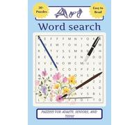 Art Word Search Puzzle Books: Word Searches with Easy to Read Print about Art, Drawing, Painting, and More. 6x9 inches, 110 pages 50+ Puzzles... Gift for Vacations, Holidays