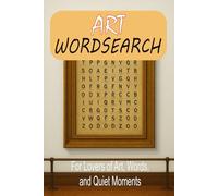 Art Wordsearch: A5, Travel sized wordsearch book on Art to keep you entertained