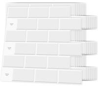 Art3d 10 adhesivos para azulejos, color blanco, para decoración de azulejos, para cocina, baño