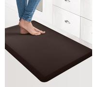 Art3d Alfombra antifatiga - Alfombra de Cocina Acolchada - Antideslizante y cómoda - para estación de pie, Oficina o Garaje - 71 x 44 x 1,2 cm - Marrón Chocolate