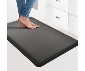 Art3d Alfombras de Cocina Alfombra antifatiga Alfombra Industrial antifatiga 101,5 x 44 cm Negro