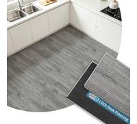 Art3d Azulejos de piso SPC con textura de madera con bloqueo de clic, paquete de 24 unidades, tablones de vinilo de 24 x 6 pulgadas, suelo impermeable para sala de estar, cocina, sótano, ideal para