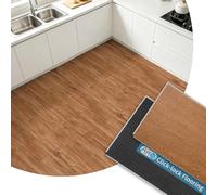Art3d Azulejos de piso SPC con textura de madera con bloqueo de clic, paquete de 24 unidades, tablones de vinilo de 24 x 6 pulgadas, suelo impermeable para sala de estar, cocina, sótano, ideal para