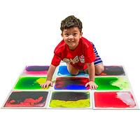 Art3d Azulejos líquidos Coloridos sensoriales para niños, niños pequeños, Adolescentes, Sala de Juegos, Pista de Baile para Juego Activo y Decorativo, 30 x 30 cm, Paquete de 9 Azulejos