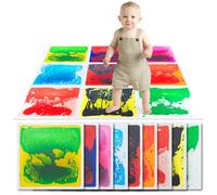 Art3d Liquid Fusion - Centros de juego de actividades para niños, niños pequeños, adolescentes, 12 x 12 pulgadas, paquete de 9 azulejos