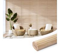 Art3d Panel de pared de bambú natural para decoración de paredes interiores, paneles renovables para pared, techo, muebles, gabinetes, oficinas, 30 x 244 cm, carbonizado