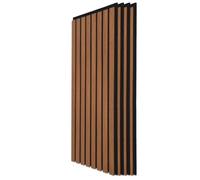 Art3d Paneles Acústicos Nogal 3D | Aislamiento acústico para pared | Madera y fieltro | 120x60cm 0,72m²