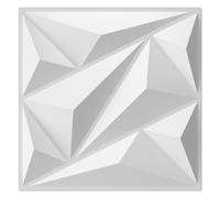 Art3dwallpanels Panel de pared 3D de PVC para decoración de paredes interiores en blanco, paneles de pared con textura 3D, paquete de 33 azulejos