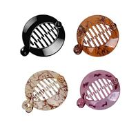 ART4 pinzas para el pelo de pez plátano de 2.5 pulgadas, sin esfuerzo, belleza surtida, peines laterales, coleta de caballo, peine para el cabello, pinzas redondas francesas, accesorios para el