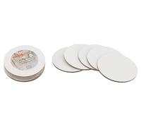 ART4YOU - Caja de cartón para pintar (10 unidades, 7,5 cm de diámetro)