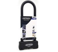 ARTAGO 18ART320 Candado Moto Alta Gama, Antirrobo U Nivel BUNKER Homologado SRA, Sold Secure Gold, ART4, Puro Acero Endurecido 18mm, Doble Cierre Blindado, Cerradura con Disco 5mm Anti-Taladro, 85x320