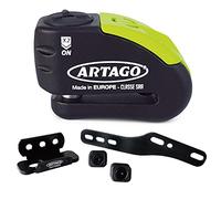 Artago 30X7 Pack Candado Antirrobo Disco con Alarma 120db Alta Seguridad + Soporte para Honda CB650F y CBR650F, Homologado SRA y Sold Secure Gold