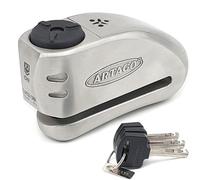ARTAGO 32 Candado Moto Alta Gama, Mejor Antirrobo Disco con Alarma Inteligente Don't Touch 120dB, Homologado SRA y SSG, Exclusivo Triple Cierre Ø15.5, Blindaje Anti-Taladro 5mm, Pinza Cepo Acero Inox