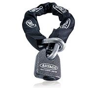 ARTAGO 68T120 Antirrobo Moto Alta Gama, Cadena Pesada ø15 Cementada Nivel Bunker, Homologado SRA & Sold Secure Gold, Exclusivo Candado Monoblok Acero Forjado, Anclaje Garaje Bicicleta Eléctrica, 120cm