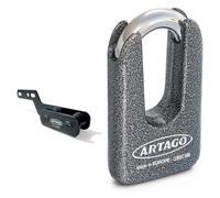 Artago 69T3 Pack Candado Antirrobo Disco Alta Seguridad + Soporte para Kawasaki Z900, Homologado Sra, Sold Secure Gold, ART4