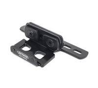 Artago K404 Soporte Transporte para Candado Disco 30X10 y 30X14 | Estriberas Desmontables con Tornillos Verticales | Acero Negro con Silentblocks Antivibración