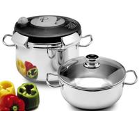 Artame 38101 Conjunto DE 2 OLLAS A PRESION Luna 8+4L