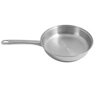 Artame ART91924 NORDICO, Sartén de 24 cm de diámetro, triple fondo, mango resistente al calor, fondo de panal antiadherente, todo tipo de fuegos, incluso inducción, acero inoxidable