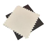 Artatami® Tatami Puzzle 1x1x20 mm Marron - Beige【1 Unidad】Gimnasios - Fitness - Pilates - Yoga - Superficie Agarre En 5 Líneas - Libre de Tóxicos.