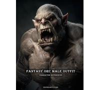 Artbook - Fantasy Orc Male Outfit - Character References Vol.01: 200+ Orc Warrior Outfit References for Fantasy Artists, Designers, Worldbuilders, and Art Enthusiasts