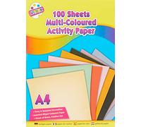 Artbox - Set de hojas para manualidades (A4, 100 unidades), varios colores