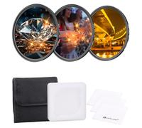 ARTCISE Kit de Filtro de Estrella de 39 mm, 4 Puntos, 6 Puntos, 8 Puntos, Estrella Cruzada, Efectos Especiales, filtros de Lente de Vidrio óptico