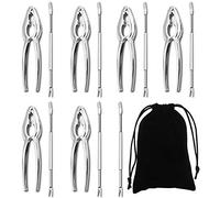 Artcome Juego de herramientas para mariscos, incluye 7 tenedores y 6 galletas de cangrejo de langosta