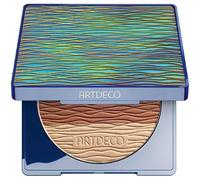ARTDECO All Seasons Bronzing Powder - Bronceador de tres colores para una tez bronceada natural - Diseño de olas oceánicas limitadas con acabado duradero - 13,5 g