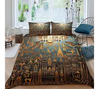 ArtDecoStyleFunda de Edredón de poliéster Juego de Ropa de Cama de 3 Piezas Diseño 3D con Cremallera ArtDecoStyleFunda Edredon Incluye Fundas de Almohada Suave for jóvenes Super King（260x220cm）