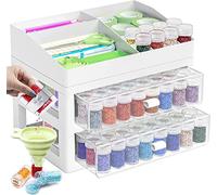 ARTDOT Diamond Painting Kit Completo, 96 Ranuras Diamond Painting Accesorios para Almacenamiento Pintura Diamante, Joyas, Semillas, Anillora