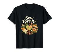 Arte a Mano con Semillas de Sow Forever Plant Parent Cottagecore Camiseta