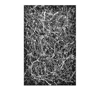 Arte abstracto de Jackson Pollock, pintura en lienzo, carteles e impresiones modernos, arte de pared, imagen para sala de estar, decoración del hogar, 30 x 50 cm/marco interior