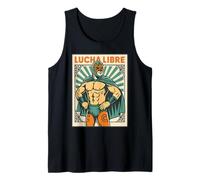 Arte Abstracto de máscara de Lucha con energía gráfica audaz Camiseta sin Mangas