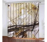 Arte Abstracto del Grafiti Cortina Opaca Termica Aislante 2 Uds Cortinas Impresas 3D Foto Tela De Poliéster - Reducción De Ruido con Aislante Térmico Opaco Salón Dormitorio 234(Ancho) X 137(A0