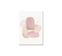 Arte abstracto formas de acuarela círculos cuadro sobre lienzo for pared carteles e impresiones cuadros de pared for decoración de sala de estar (Color : 2, Size : 40x50cm no frame)