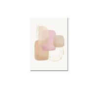 Arte abstracto formas de acuarela círculos cuadro sobre lienzo for pared carteles e impresiones cuadros de pared for decoración de sala de estar (Color : 3, Size : 40x50cm no frame)